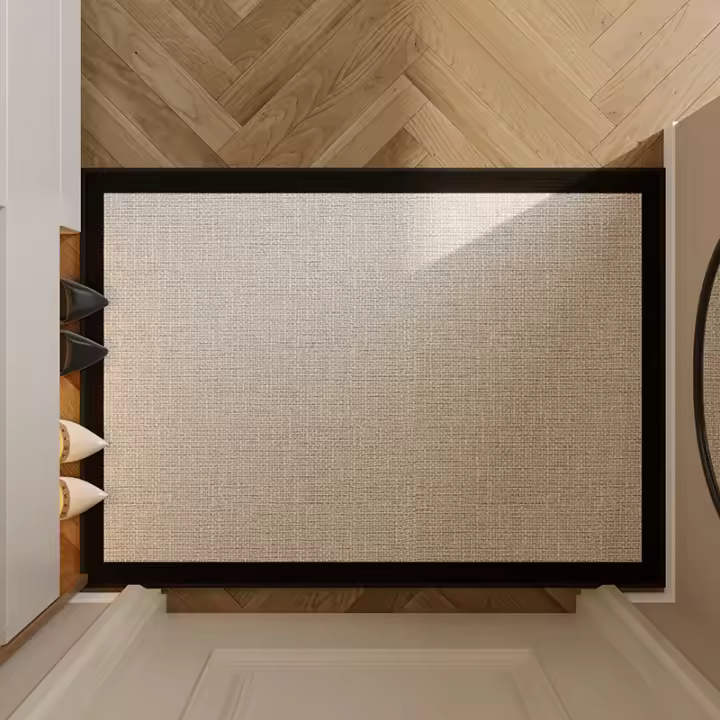 Alfombra de Entrada de Alta Calidad Resistente al Desgaste, Antideslizante, Lavable - 1