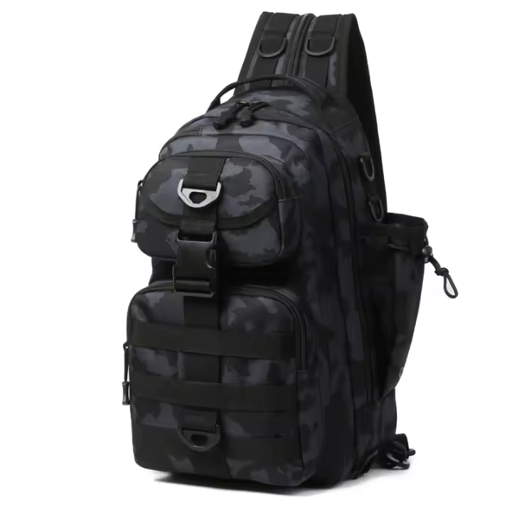Mochila táctica militar Molle para hombre, bolso multifuncional para acampar, escalar, senderismo, un solo hombro - 1