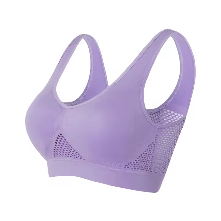 Sujetador Deportivo sin Costuras Top de Tank para Dormir Desmontable con Almohadilla - 1