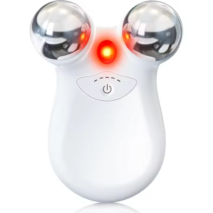 Scttomon Dispositivo Facial de Microcorriente con Tecnología de Luz Roja para Levantar y Estrechar la Piel Equipo de Belleza USB - 1