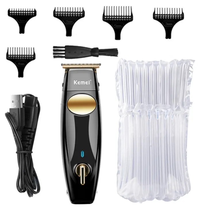 Kemei-cortadora de pelo inalámbrica para hombres, máquina de corte de pelo eléctrica, recargable, para Barba, profesional, Original - 1