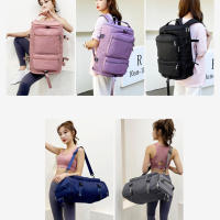 Mochila de viaje grande para mujer, bolso de día informal con estilo, resistente al agua, con correa de equipo, para deportes, Yoga - details 7