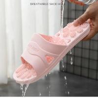 Home Slippers Foot Massage Women Summer Sandals House Bathroom Slipper Non-slip Soft Sole Men Indoor Hotel Couples Shoes - details 5