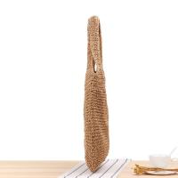 2025 nuevo bolso tejido de cuerda de papel de hombro Mori bolso tejido a mano casual versátil bolso de playa de gran capacidad - details 4