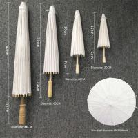 Sombrilla de papel de 8 piezas, sombrilla de bambú para centro de mesa de boda, recuerdo de fiesta, accesorios para fotos, 30cm - details 6