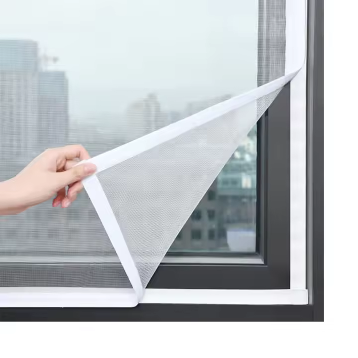 Mosquiteros autoadhesivos y reutilizables, pantallas antimosquitos, tules para ventanas, malla lavable para verano personalizada - 1