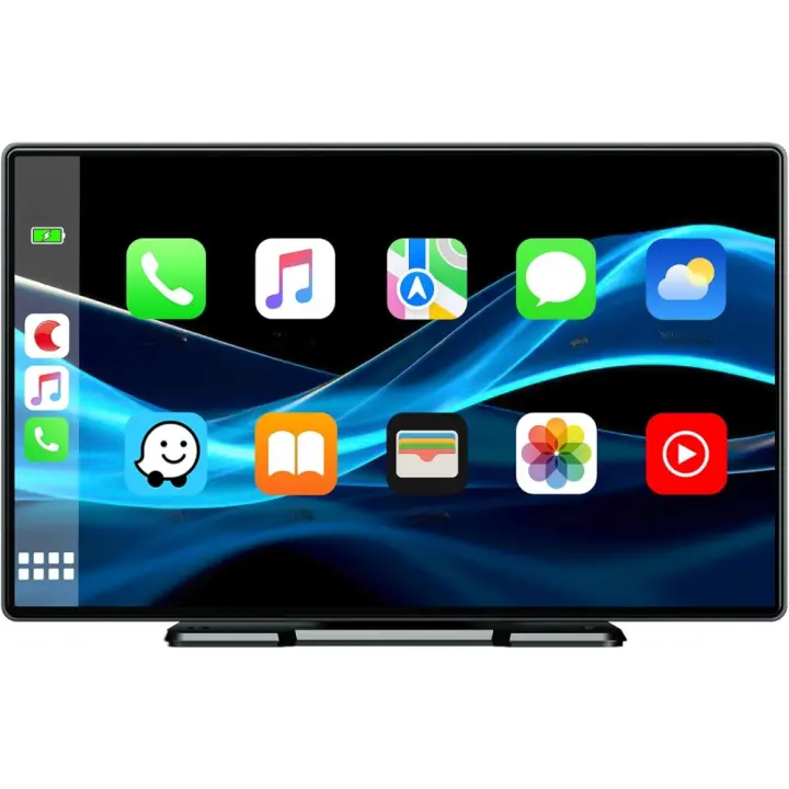 Pulgadas Autoradio Estéreo IPS Pantalla Táctil con Bluetooth 5.0, Pantalla de Coche con Asistencia de Voz/Mirror Link/FM/AUX - 1