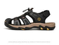 Sandalias de cuero genuino para hombre, zapatos de playa de piel de vaca transpirables, sandalias deportivas para senderismo al aire libre, sandalias romanas para hombre - details 25