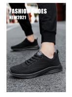 Zapatillas de moda para hombre Zapatillas de malla transpirables Zapatos para correr huecos para hombre - details 14