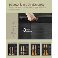Cojín Acolchado10 con 10 Compartimentos Ajustables Negro Linoso LHS010B07 - details 3