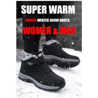 Botas de mujer, zapatillas, botas Faus, zapatos de exterior para hombre, botas de nieve impermeables, tobillo Hombres - details 3