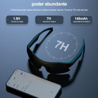 Gafas de sol inteligentes con Bluetooth, auriculares inalámbricos con música para deportes al aire libre, con luz antiazul - details 2
