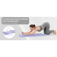 JANUA - Set 2024, reformador plegable multiusos para el hogar, tabla deslizante de Pilates 5 en 1 (púrpura) - details 5
