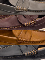 Cuero lavado al agua, primera capa de cuero de vaca, zapatos de hombre hechos a mano, estilo vintage. - details 1