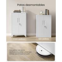 Archivador de Oficina, Armario Multifuncional, 2 Puertas, con Cerradura, Almacenamiento de Acero, para Sala de Estar, Gris Mate OMC013G01 - details 43