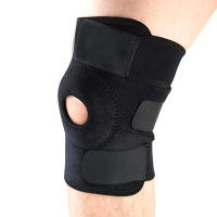 Rodillera deportiva de piezas, soporte abierto para rótula, envoltura protectora para artritis, ACL, correr, baloncesto, desgarro de menisco, atlético, 1 unidad - details 4