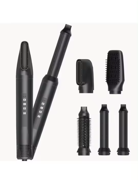 Peine de Aire Caliente Automático 5 en 1 Plancha Rizadora de Iones Negativos para Cuidado del Cabello Secador de Pelo - 1