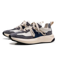 Zapatillas informales de otoño con cordones y suela gruesa para hombre - details 2
