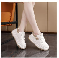 Zapatos Blancos De Cuero Con Plataforma De Zapatos De Mujer, Nuevos Zapatos Deportivos Casuales De Moda - details 15