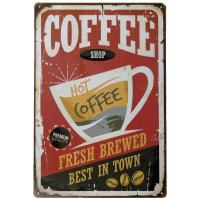 Cartel de estaño de Metal Vintage para cafetería, cartel de placa para el hogar, arte de pared, decoración de Pub y Bar - details 0