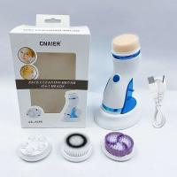 Cepillo Facial eléctrico 4 en 1, masaje, lavado, limpieza Facial giratoria, eliminación impermeable, exfoliante de poros y espinillas - details 2