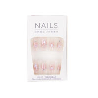 24pcs Uñas Postizas De Acrílico UV Gel Tamaño Oval Y Almendra Extensión De Uñas Cortas Sistemas De Tiras De Uñas Falsas - details 7