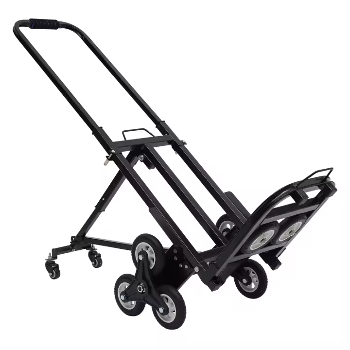 Carrito portátil para subir escaleras, plataforma rodante de carga máxima de 330 kg/330 libras, 25,5 libras, 46x150/18x10 pulgadas - 1