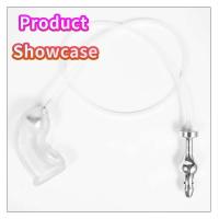 Esclavitud Sexual Irritatio Anal Plug Chastity Cage 2 en 1 estimulan ButtPlug y funda para pene glande masturbación juguetes sexys para hombres - details 12