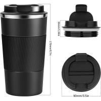 Taza de café de acero inoxidable reutilizable portátil gratis r - details 1
