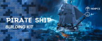 Pirate Ship Building Kit