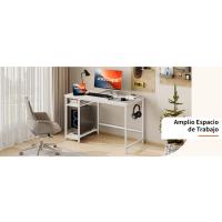 Bureau table bureau ordinateur desk bureau blanc bureau gaming bureau petit bureau avec étagère