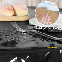 Mantel transparente de PVC, impermeable, a prueba de aceite, cuadrado, rectangular, para mesa de centro, B-419 - details 5