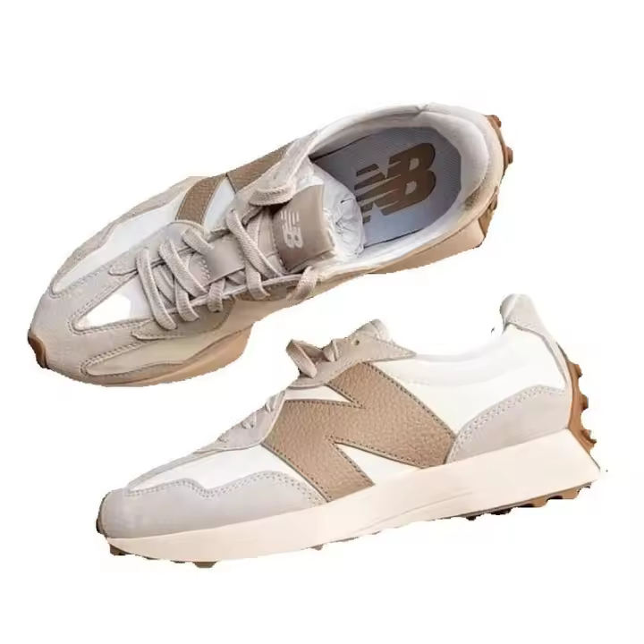 【Garantía auténtica】 Zapatillas 327 para mujer y niña Zapatillas de moda |   NUEVO NB 32 con caja - Zapatos de trabajo a mano - 1