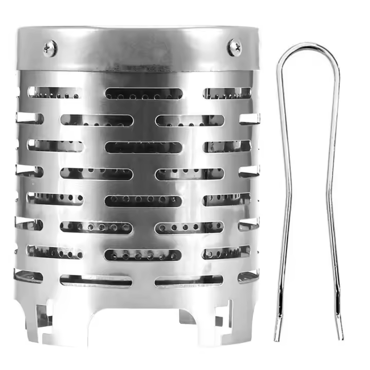 Estufa de Gas Mini Portátil Cubierta de Calefacción para Carpa de Camping de Acero Inoxidable - 1