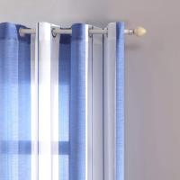 Cortinas Opacas de salón, 2 Piezas, Cortinas térmicas aislantes frío y Calor para Dormitorio con Ojales Gris Claro - details 14