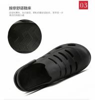 nuevas sandalias de moda de playa para hombres, zapatos con agujeros, zapatillas de casa para exteriores para hombres, zapatillas de playa, zapatos casuales - details 8