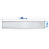 Luz LED con Sensor de movimiento PIR para debajo del armario, lámpara nocturna recargable por USB para cocina y interior, 12/23/40/60CM - details 5