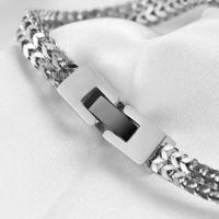 Pulsera de Acero Inoxidable Personalizada para Hombre - -Pulsera Personalizada - Mensaje Oculto - Regalo de Navidad para Él Pulsera Promesa Hombre - details 7