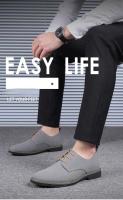 Zapatos Casuales de Oxforde Azul Talla Grande 38-48 Zapatos de Vestir Transpirables de Lujo para Hombres - details 6