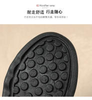 Zapatos de algodón para Hombre nuevo invierno con forro polar y espesor botas de algodón imitación térmica botas de nieve para el frío - details 5