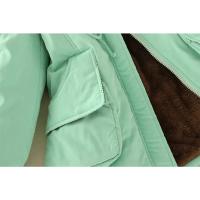 Chaqueta de algodón acolchada para mujer, abrigo informal ajustado con capucha, Parkas acolchadas, abrigo cálido, otoño e invierno, nové de 2025 - details 48