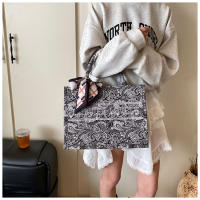 Bolso de Mano Impreso de Estilo Nacional para Mujeres Bolso de Oficina de Gran Capacidad Versátil para Primavera/Verano - details 27
