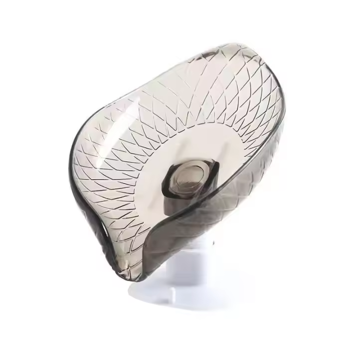 Soporte de Jabón de Baño en Forma de Hoja Caja de Esponja de Cocina Almacenamiento - 1