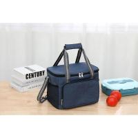 Bolsa de almuerzo con aislamiento grande portátil de 15L, color negro, impermeable, a prueba de fugas, gruesa, de mano, para llevar al hombro, pícnic al aire libre - details 7