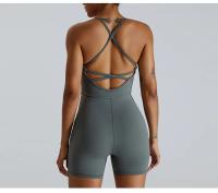 Bodysuit de Yoga para Mujeres Ropa de Exercicio de Nylon Secado Rápido - details 1