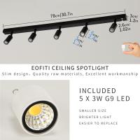 Modernas Luces LED Giratorias Plafón con Luces Interiores para Dormitorio Cocina Baño - details 24