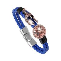 Nuevo cuero vintage lujoso hecho a mano de Guerrero Sparta, pulseras de mujer, joyas, regalos exquisitos, pulseras de hombre - details 13