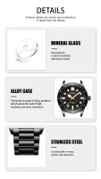 Reloj de Cuarzo CURREN 8450 Diseño de Lujo para Hombres Correa de Acero Inoxidable - details 7