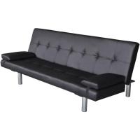 Cojines de madera, cuero sintético y sillón para dormir - details 0