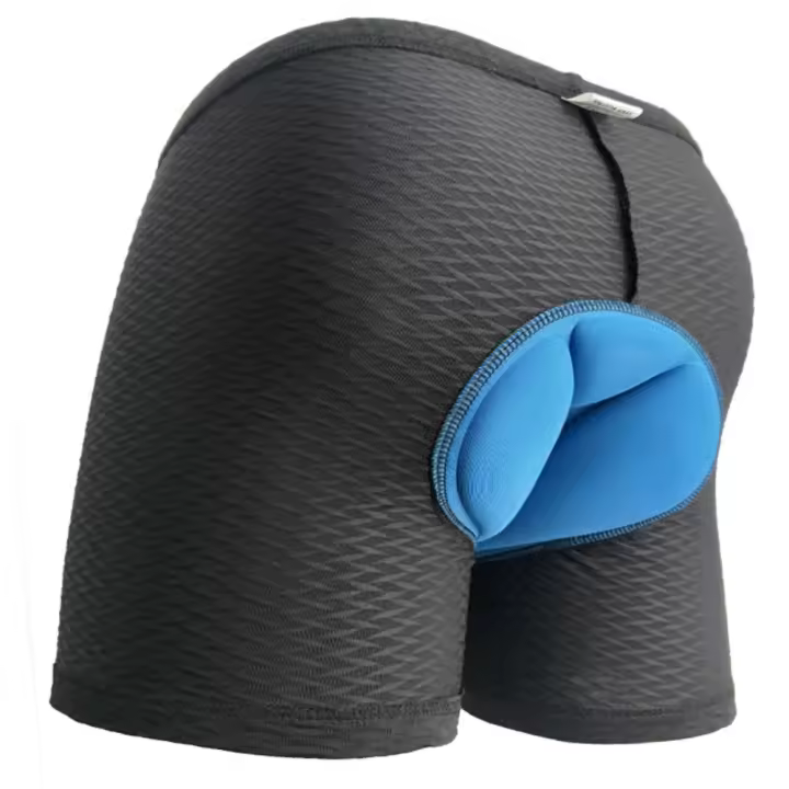 Pantalones cortos de ciclismo con relleno 3D para mujer, ropa interior ligera y transpirable con malla, cómodos, para bicicleta de carretera - 1